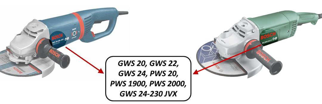 Bosch recalls PWS and GWS Angle Grinders